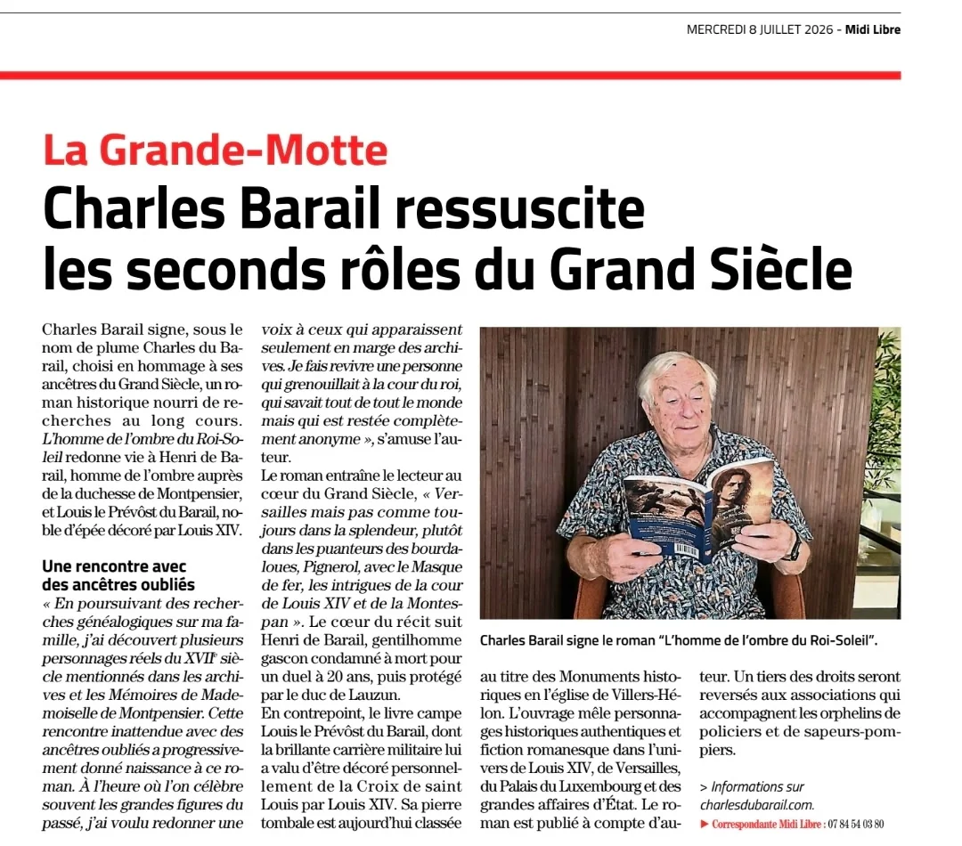 Midi Libre article, 8 July 2026