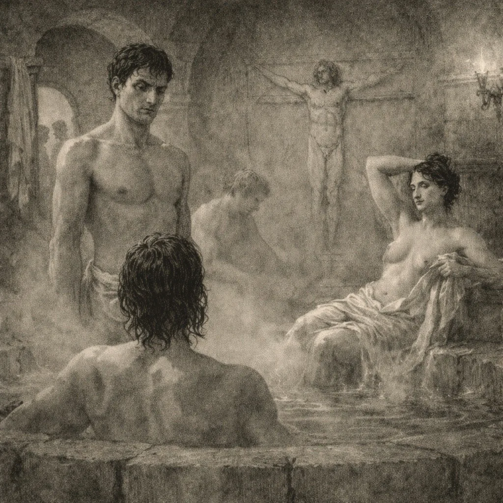 The mixed bathhouses